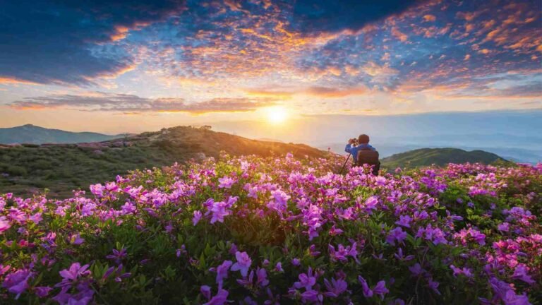 Hwangmaesan, Tour Korea ke Padang Rumput dengan Pesona Keindahan Bunga Azalea