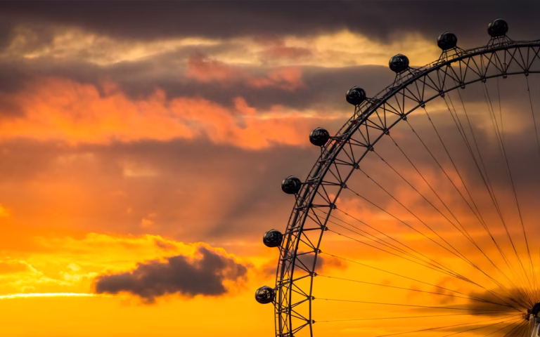 Halal Tour Golden Hour di London Eye: Pemandangan Kota dari Ketinggian