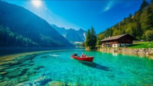 Halal Tour ke Lake Blausee, Danau Biru yang Cocok Buat Hidden Gem Hunter